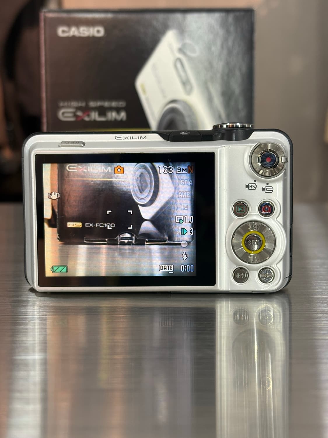 풀박/날짜표시)카시오 엑슬림 fc-100 빈티지디카 상품이미지3