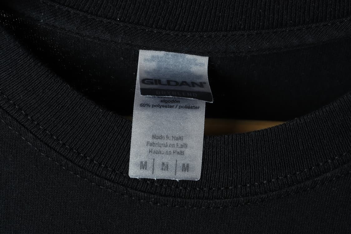 (M-L) 길단 반팔 티셔츠 USA 블랙 불독-H33305 상품이미지5