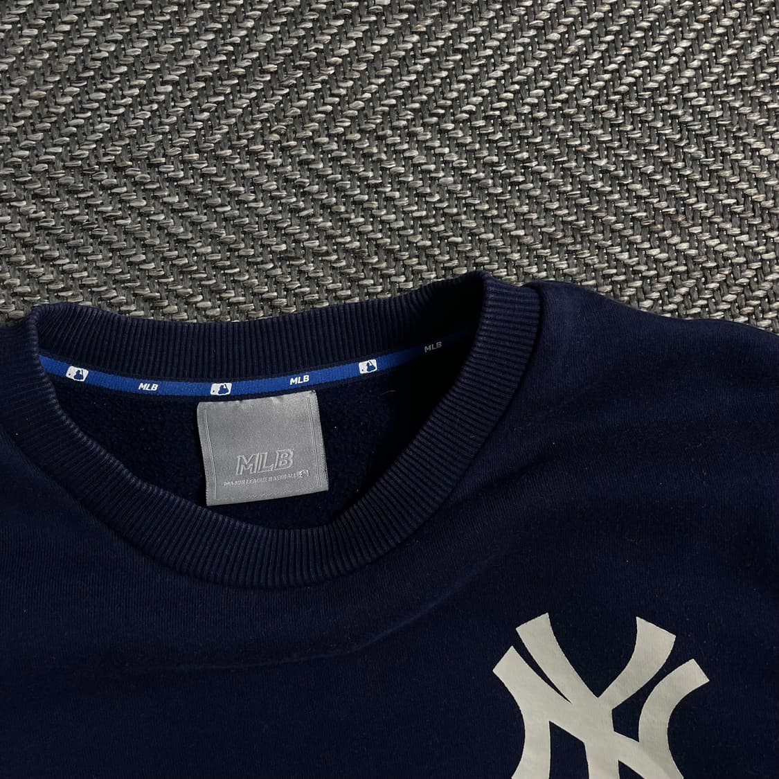 MLB 뉴욕 양키스 빅로고 맨투맨 네이비y 4377 상품이미지6