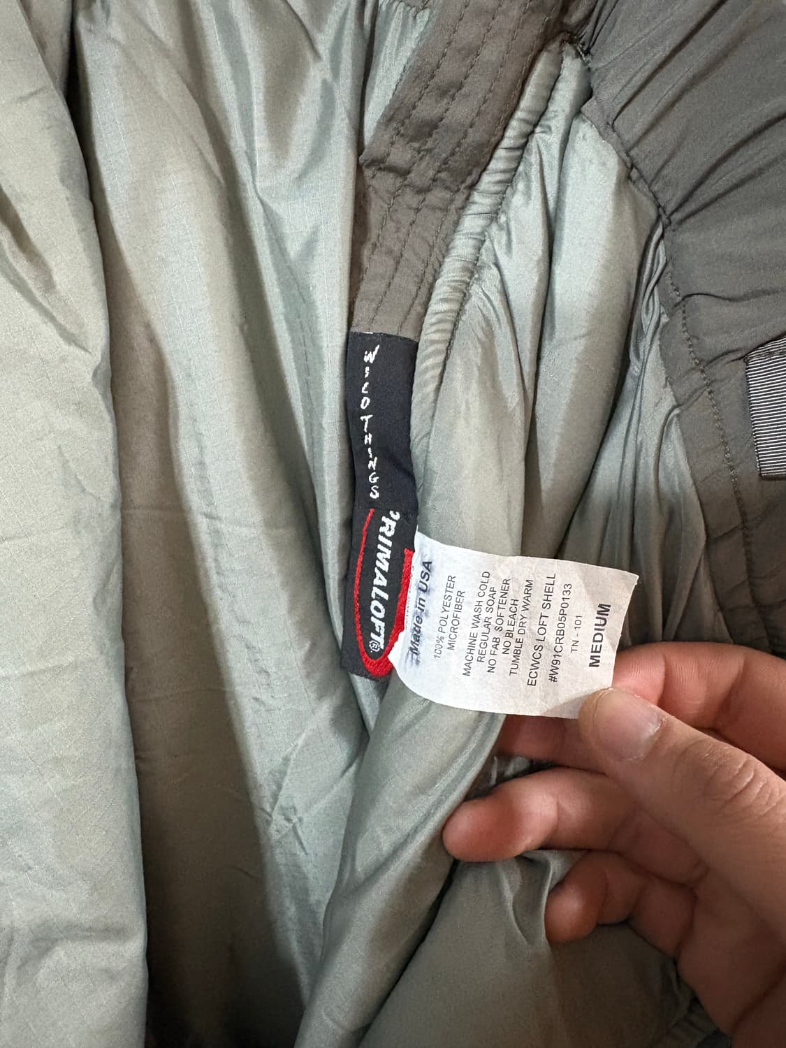 U.S Army Ecwcs Level 7 Prima-loft  Set  상품이미지7