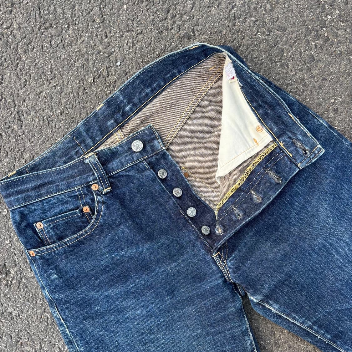 일본 헐리우드 런치 마켓 청바지 셀비지 상품이미지6