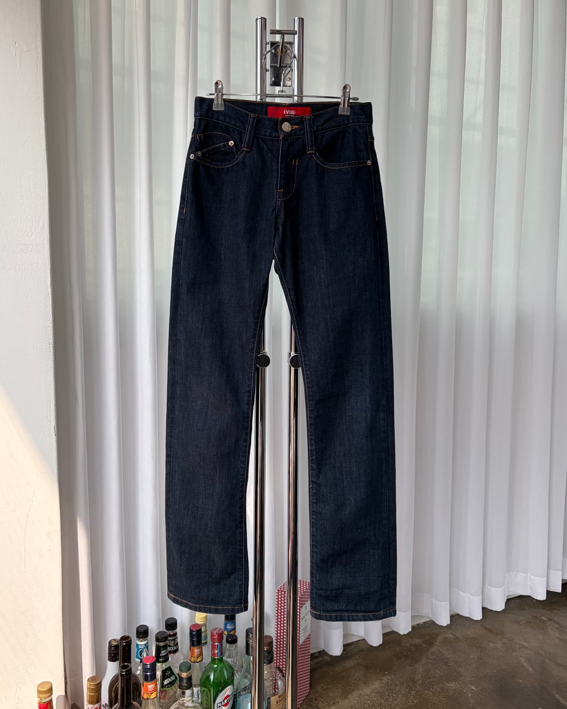 [26인치]에비수 Evisu 올드스쿨 포켓 프린팅 데님 팬츠 상품이미지2