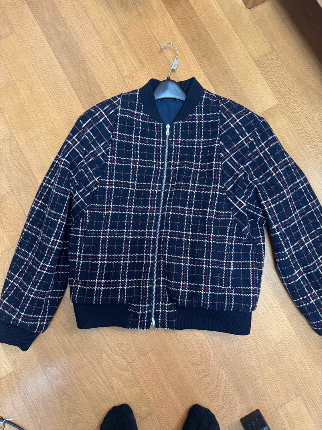 드리스 반 노튼 리버시블 울 봄버 상품이미지1