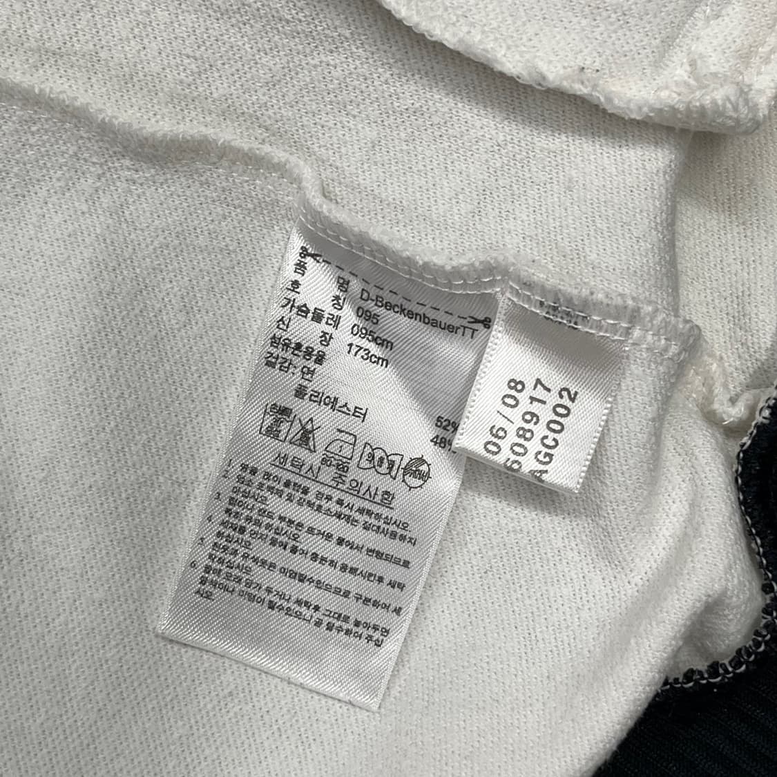 아디다스 흰검 베켄바우어 져지 트랙탑 95 상품이미지6