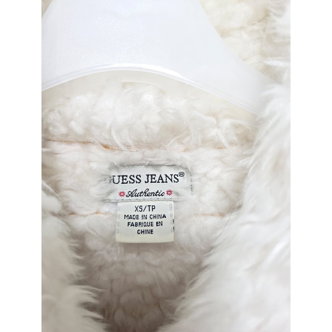 택포) 게스 guess 양가죽 무스탕 숏코트 XS 상품이미지2