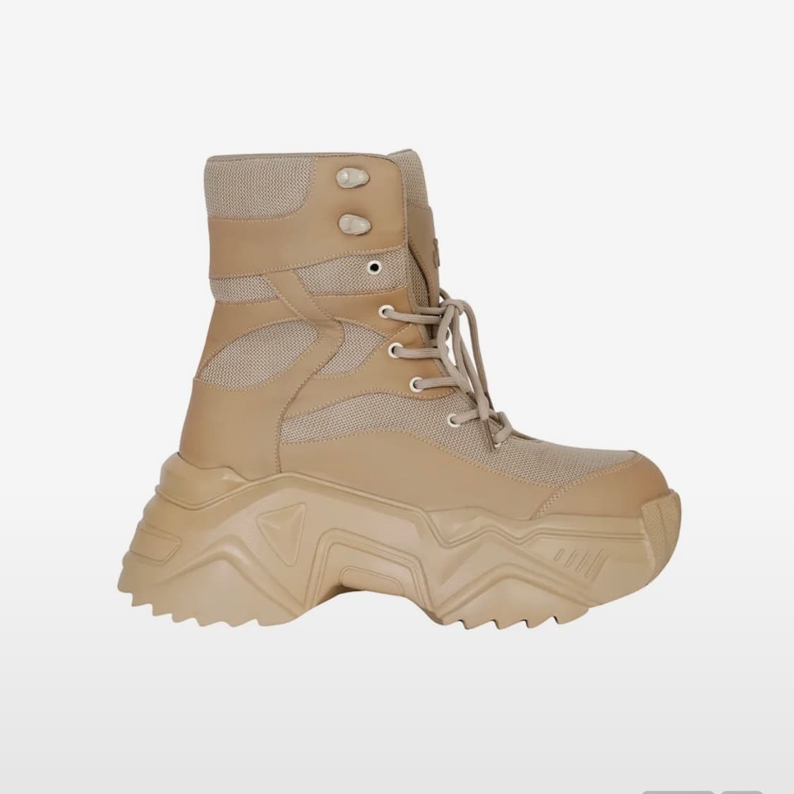 leey 엘이이와이 플랫폼 부츠 베이지 250 상품이미지2