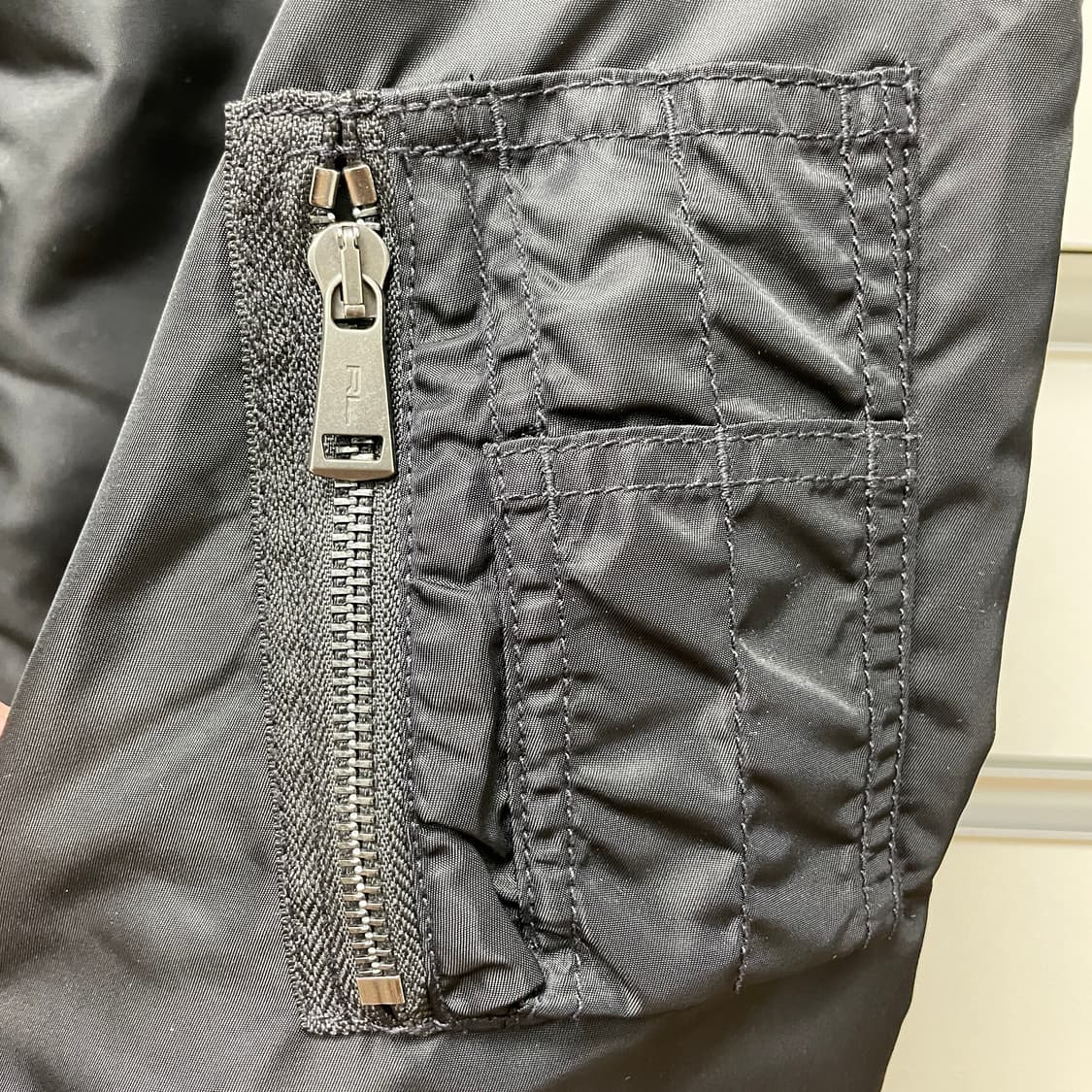 폴로 랄프로렌 ma-1 항공점퍼 블랙 XL 상품이미지3