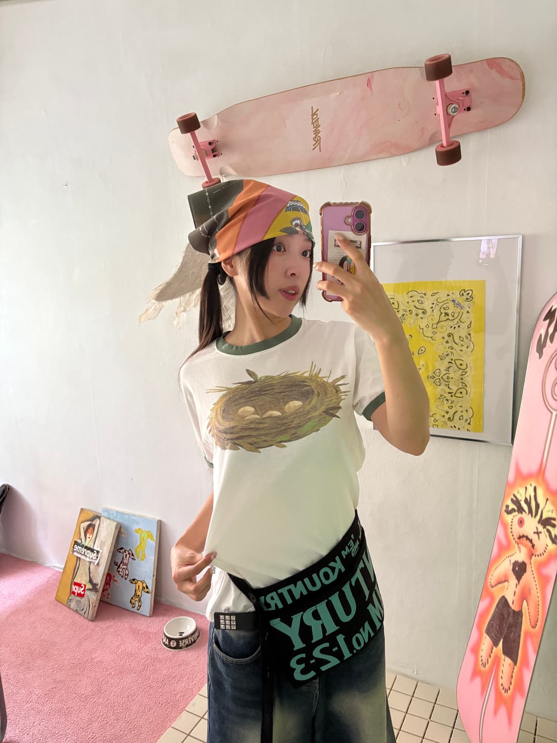 캐피탈 레인보우 반다나 상품이미지5