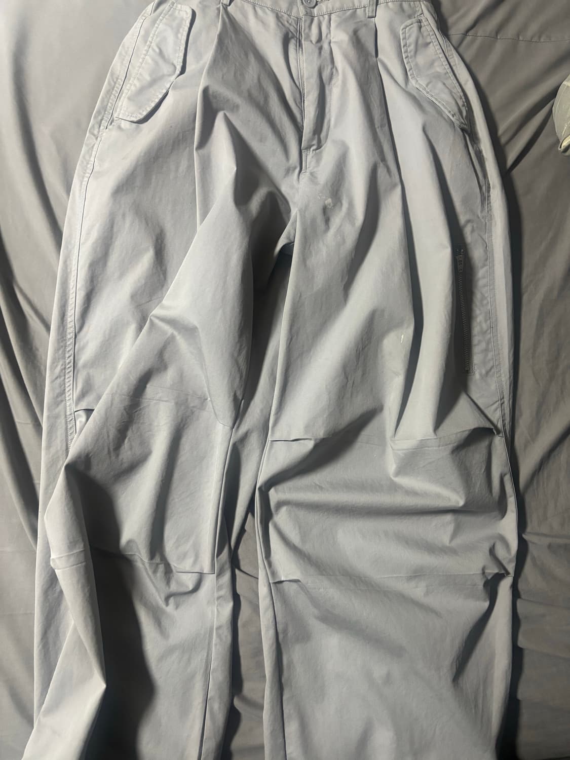 노운 와이드 멀티 팬츠 시멘트 1사이즈 판매합니다 상품이미지4