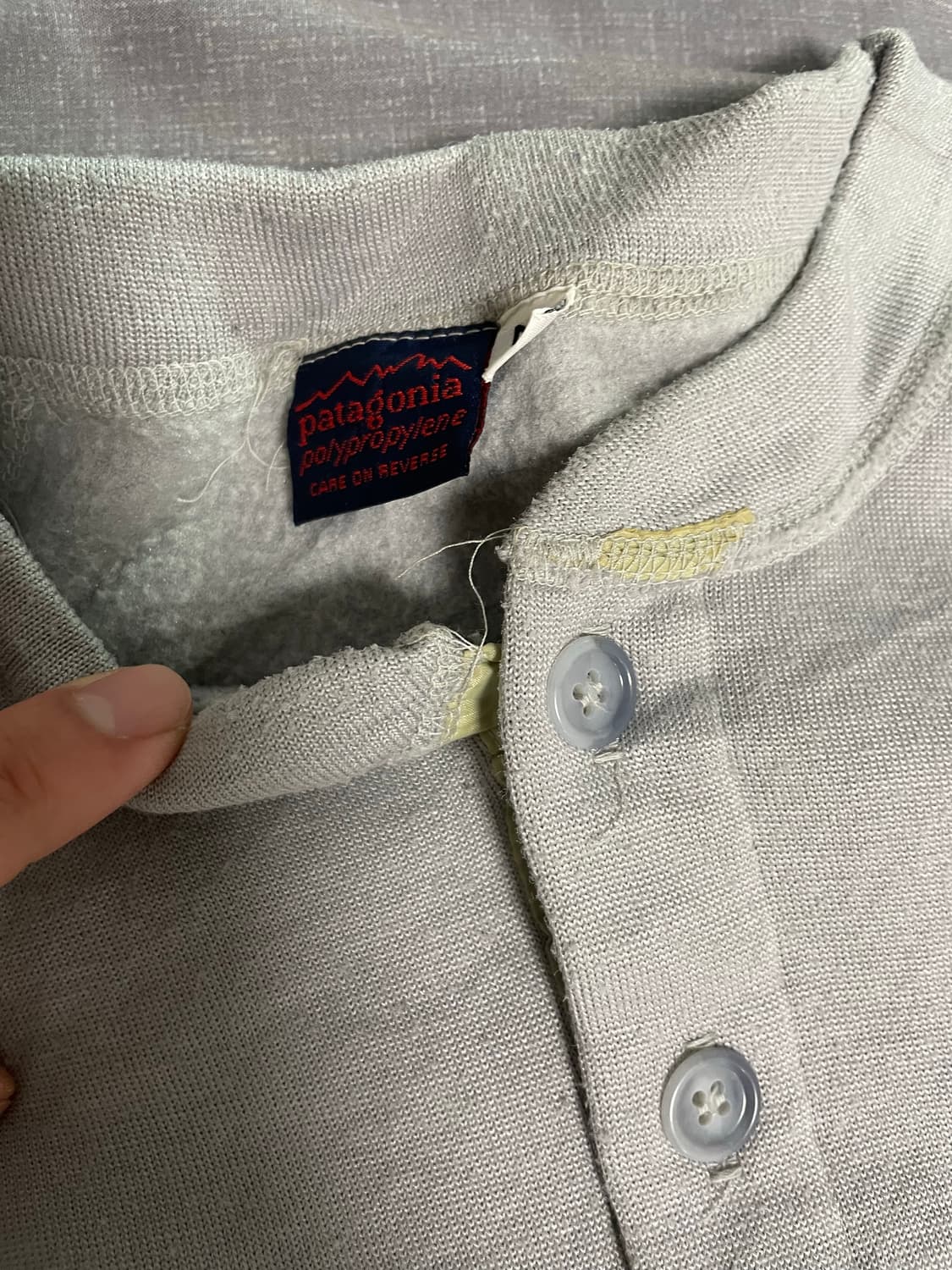 80‘s 파타고니아 캐필린 버튼넥 상품이미지2
