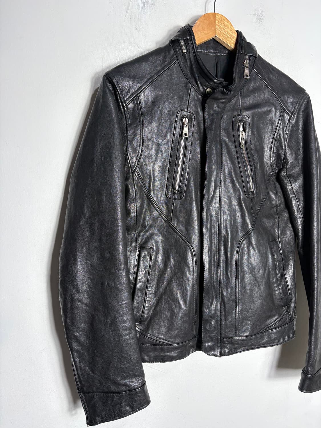 가죽 라이더 자켓 상품이미지2