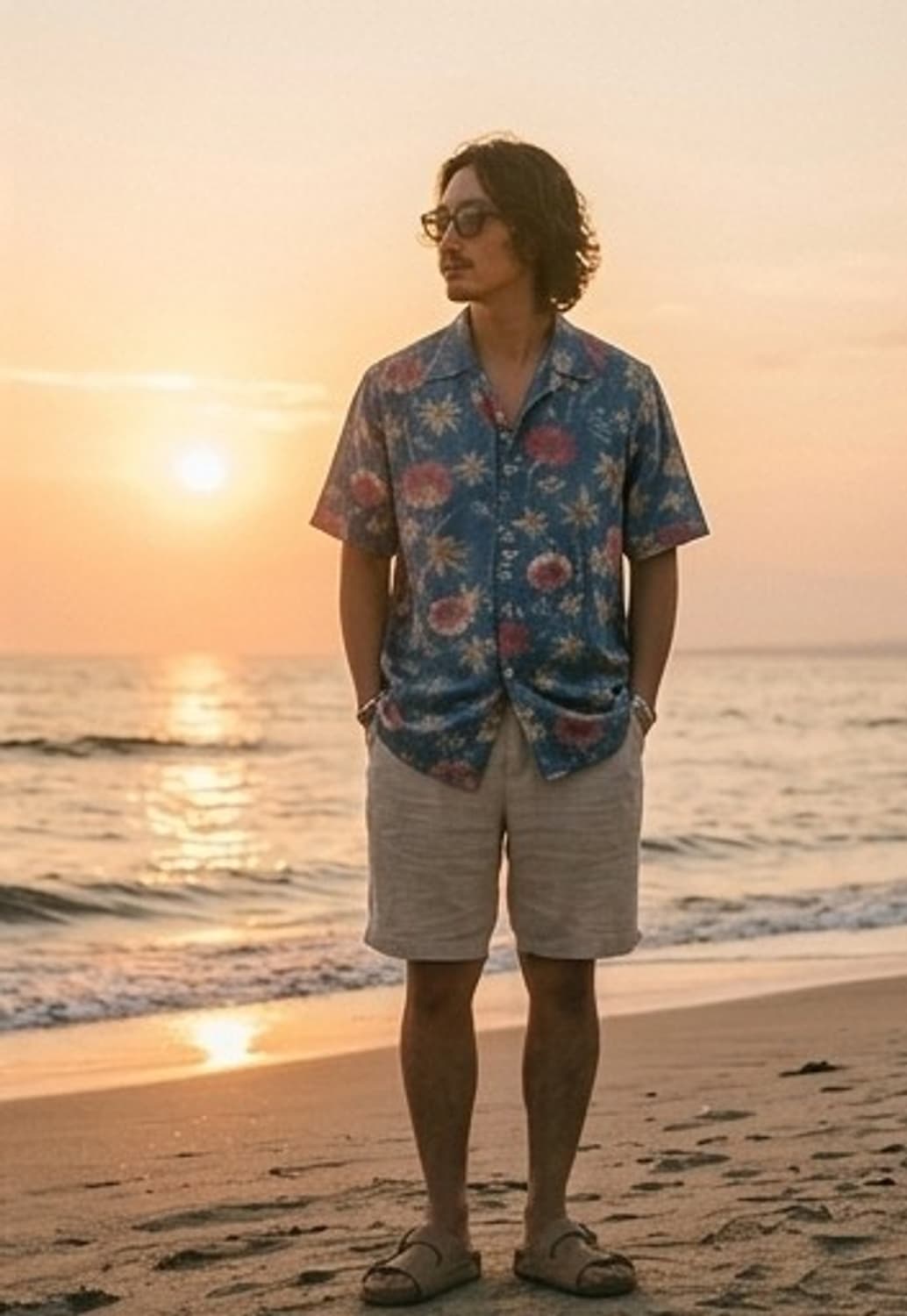 Old Flower Pattern Shirt[Made in France] 상품이미지3