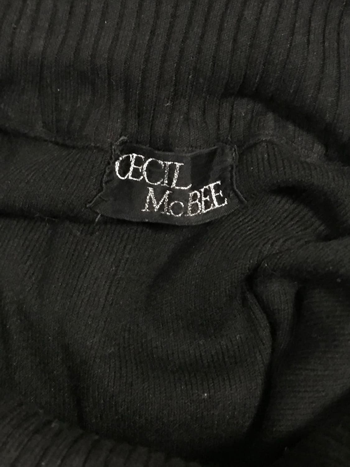 빈티지 세실맥비 갸루 금장 체인 오프숄더 니트 원피스 상품이미지6