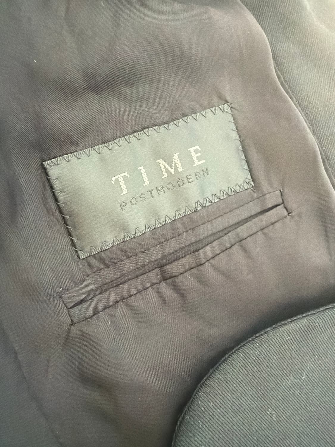 타임 TIME 남성 블랙 정장 상의 상품이미지3