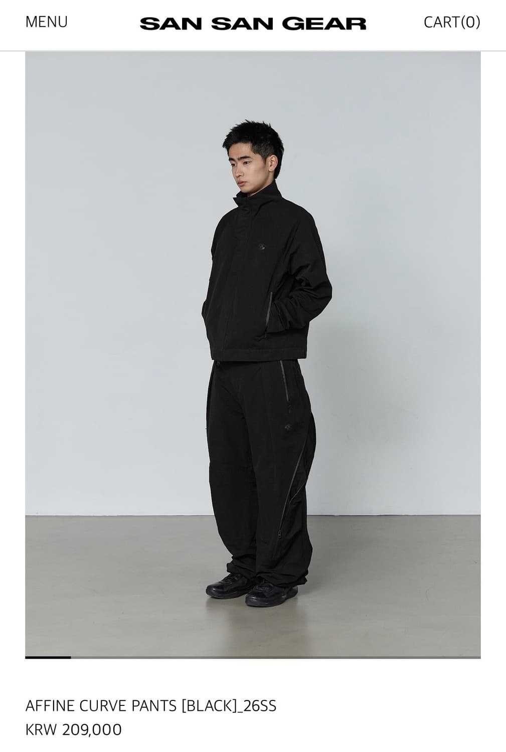 산산기어 어파인 커브 팬츠 [교환] 상품이미지1