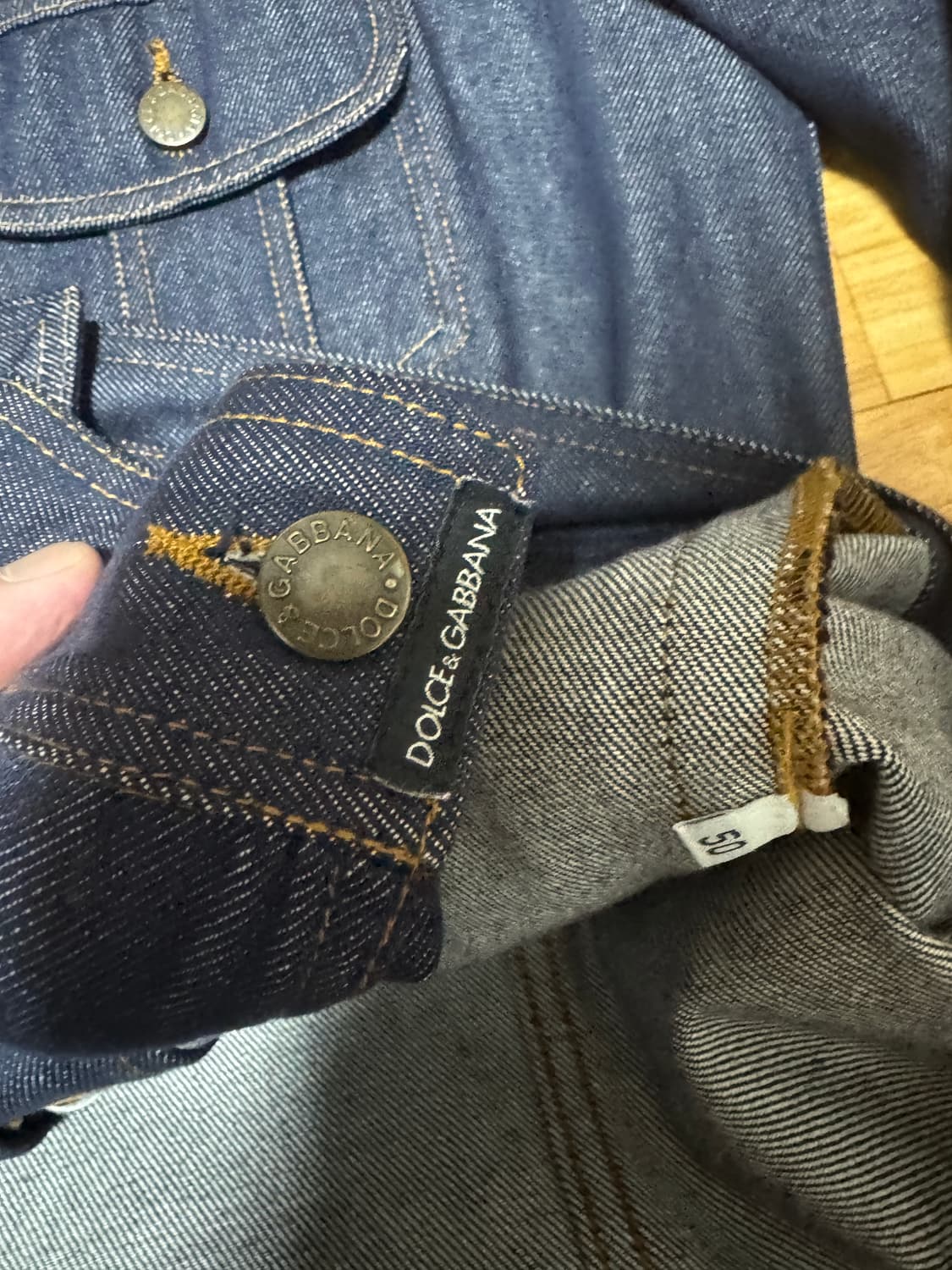 돌체앤가바나 세비지 데님자켓 50 상품이미지4