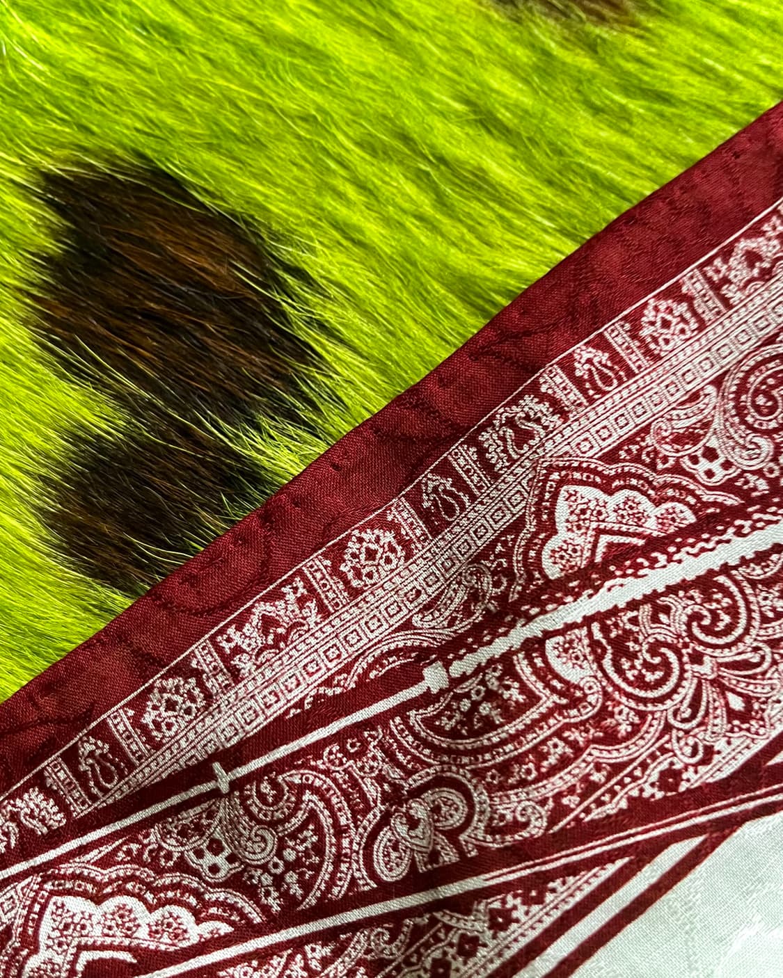 1980-90s Old TRUSSARDI Bandana Scarf 상품이미지8