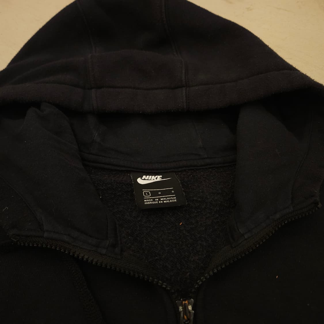 나이키 베이직 블랙 후드집업 상품이미지4