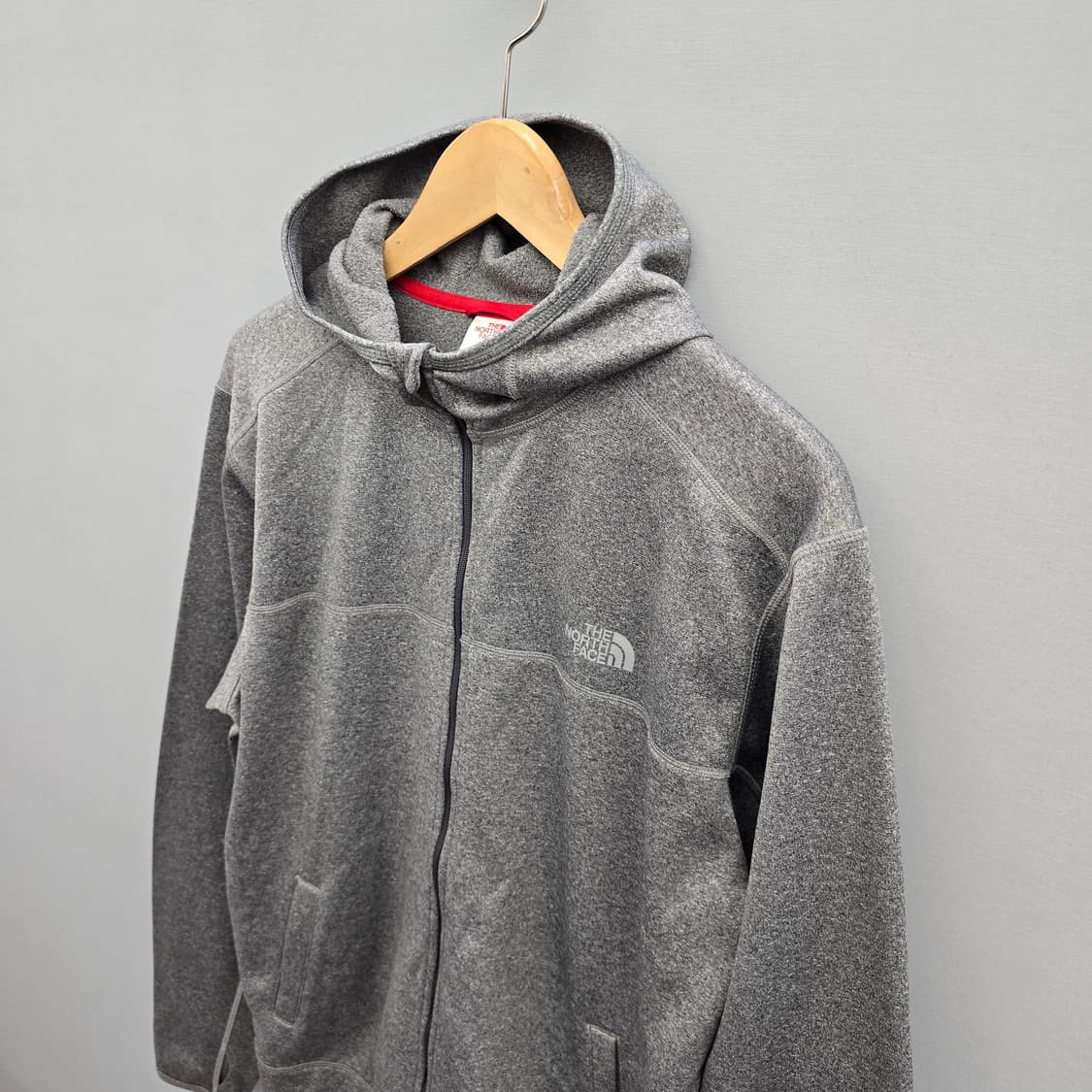 노스페이스 그레이 후드 집업 상품이미지3