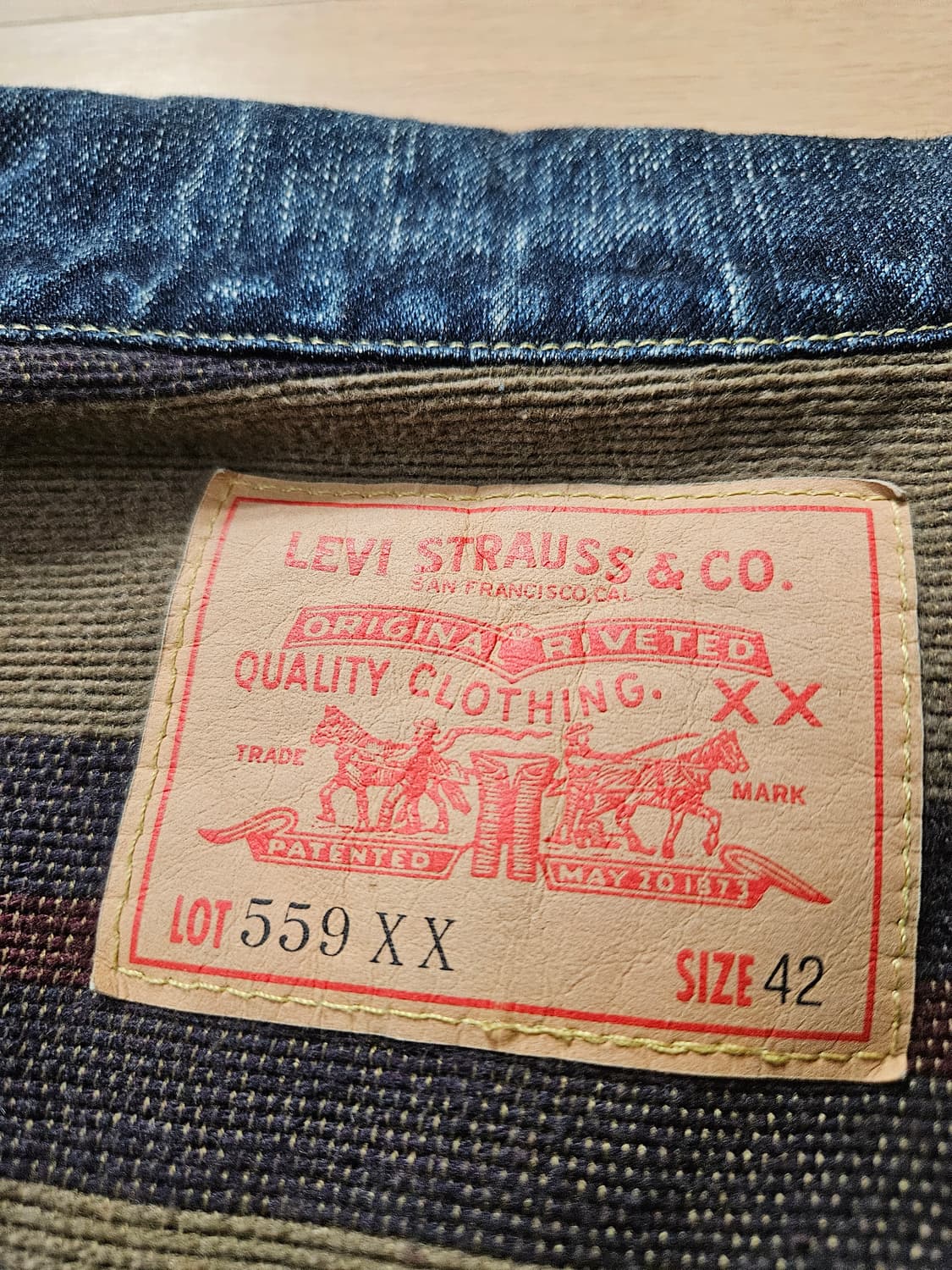 리바이스 LVC 559XX 42사이즈 상품이미지2