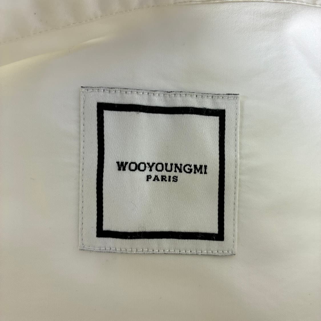 Wooyoungmi  우영미 백로고 화이트 셔츠   상품이미지7