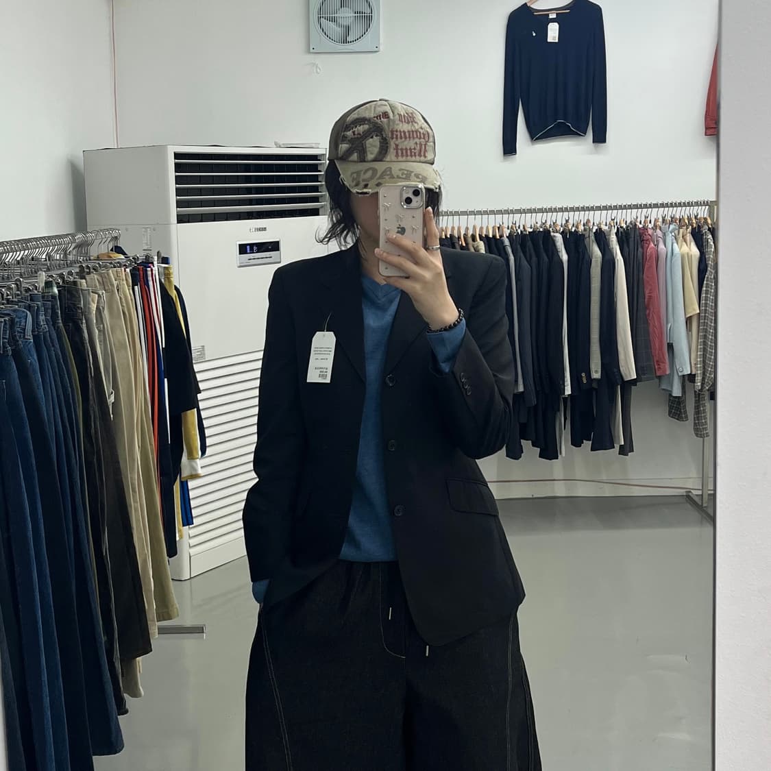 요지야마모토 블랙 정장 자켓 상품이미지2
