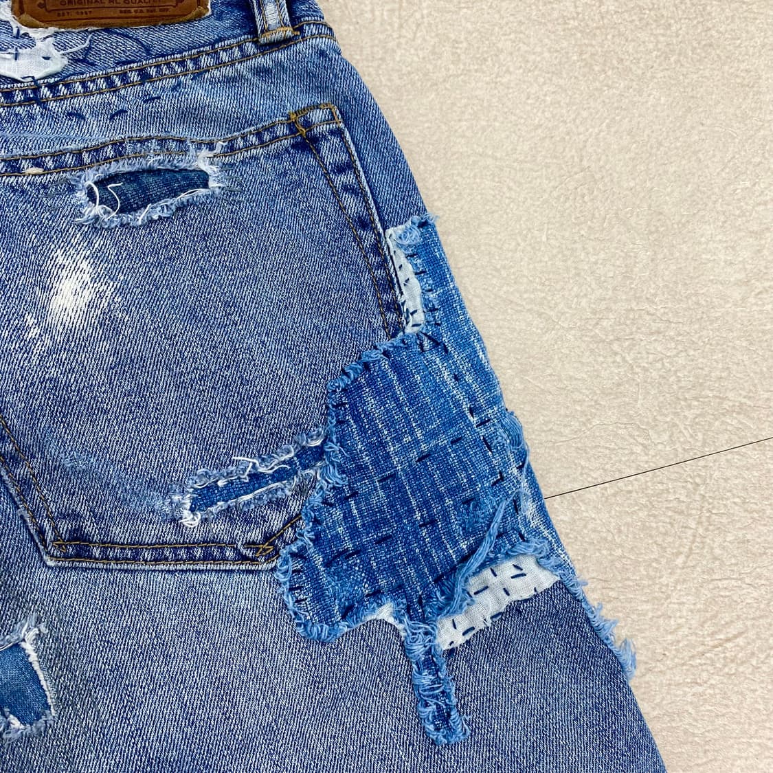 폴로 설리반 패치워크 데님 진 (34) 상품이미지9