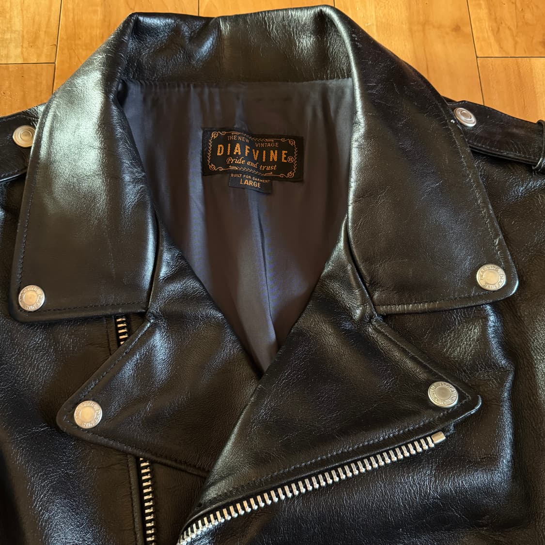 디아프바인 죠니 스티어하이드 라이더자켓 L 상품이미지2