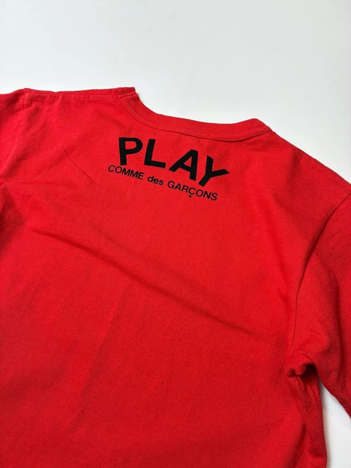 꼼데가르송 10's 라인 하트 반팔 티셔츠 PN8574 상품이미지4