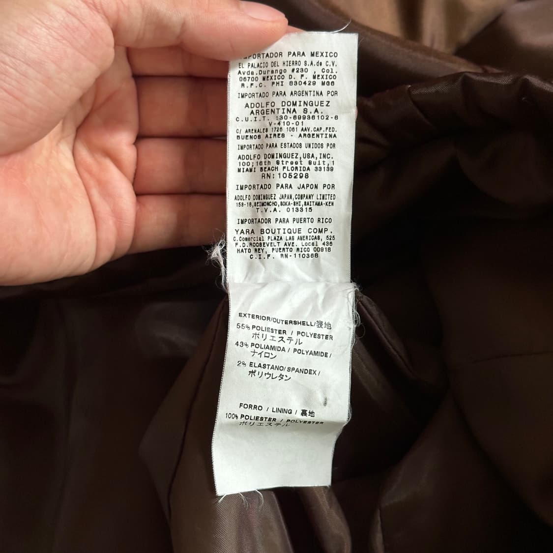Adolfo dominguez padded jacket 상품이미지9