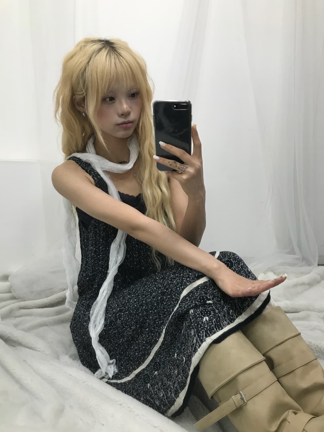 𝜗𝜚  블루 도트 레이어드 페어리 set 𝜗𝜚  상품이미지3