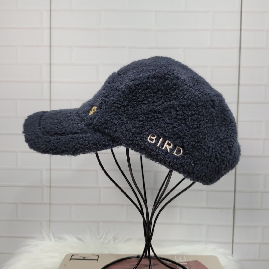 한섬 버드 뽀글이 후리스 모자 볼캡 캡 남여공용 54~57사이즈 상태최상 상품이미지3
