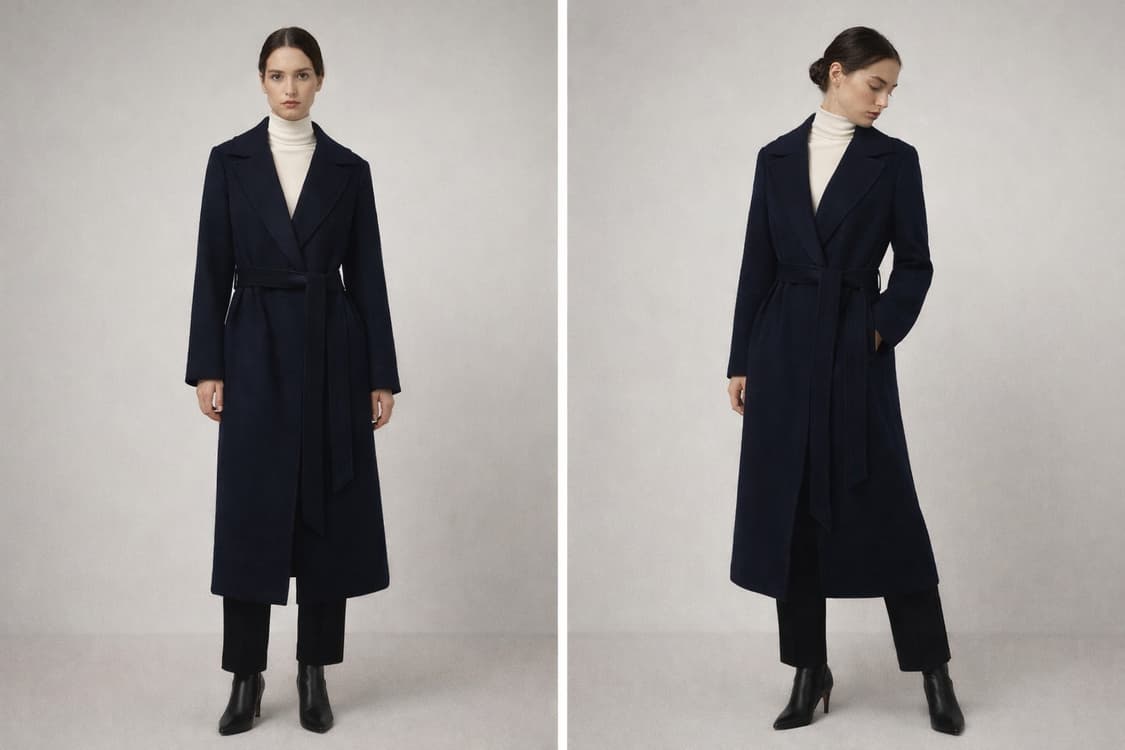 신지아로카 CINZIA ROCCA 이탈리아 100%캐시미어 롱 코트 
 상품이미지1