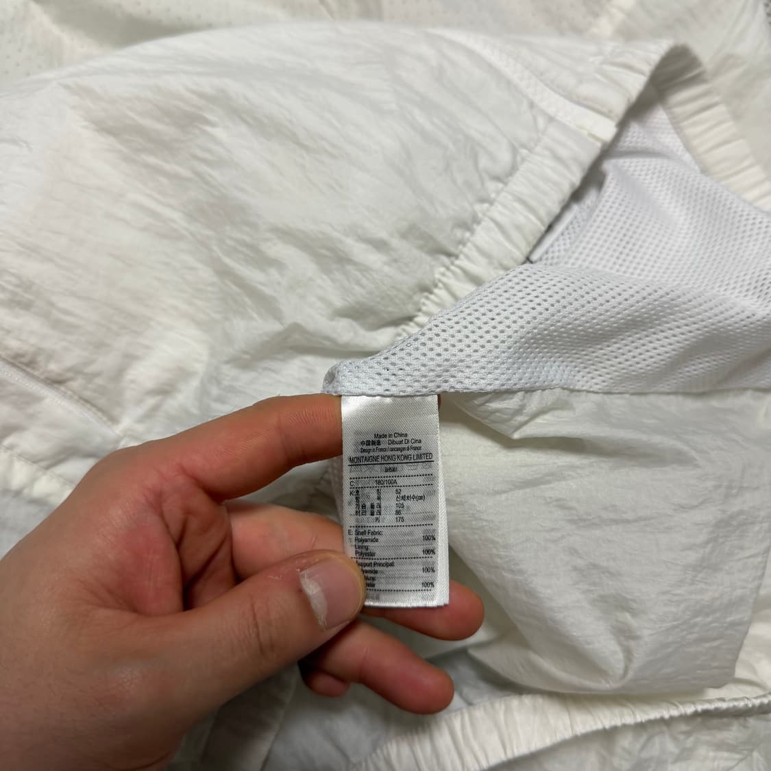 라코스테 로고 경량 바람막이 자켓 상품이미지4