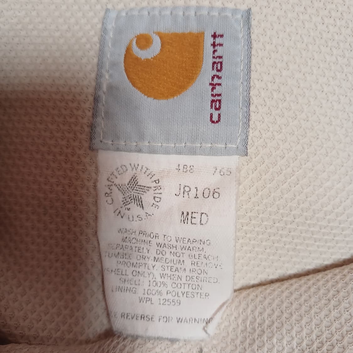 칼하트 후드 집업 자켓 Made in USA 상품이미지4