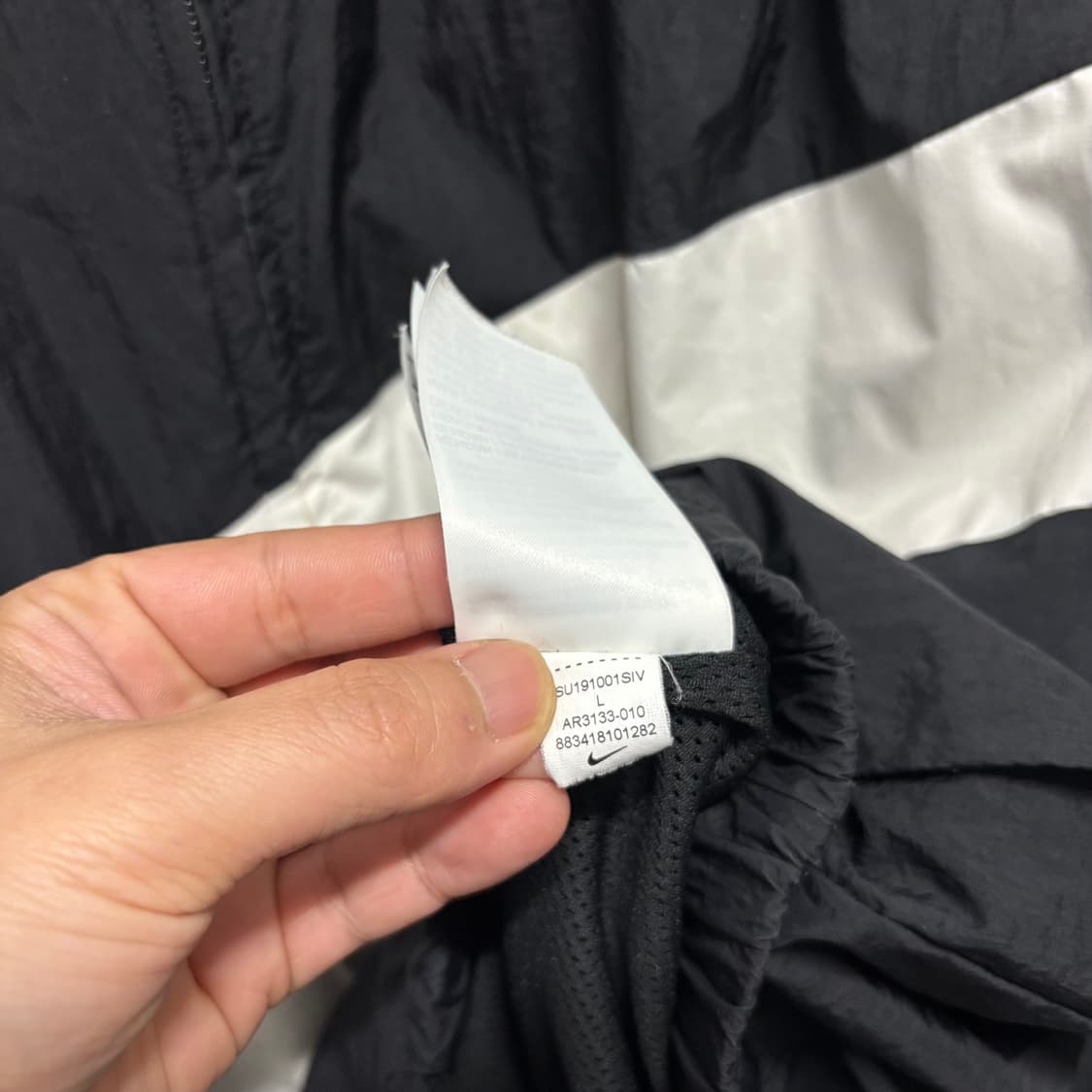 나이키 블랙 빅스우시 바람막이 상품이미지5