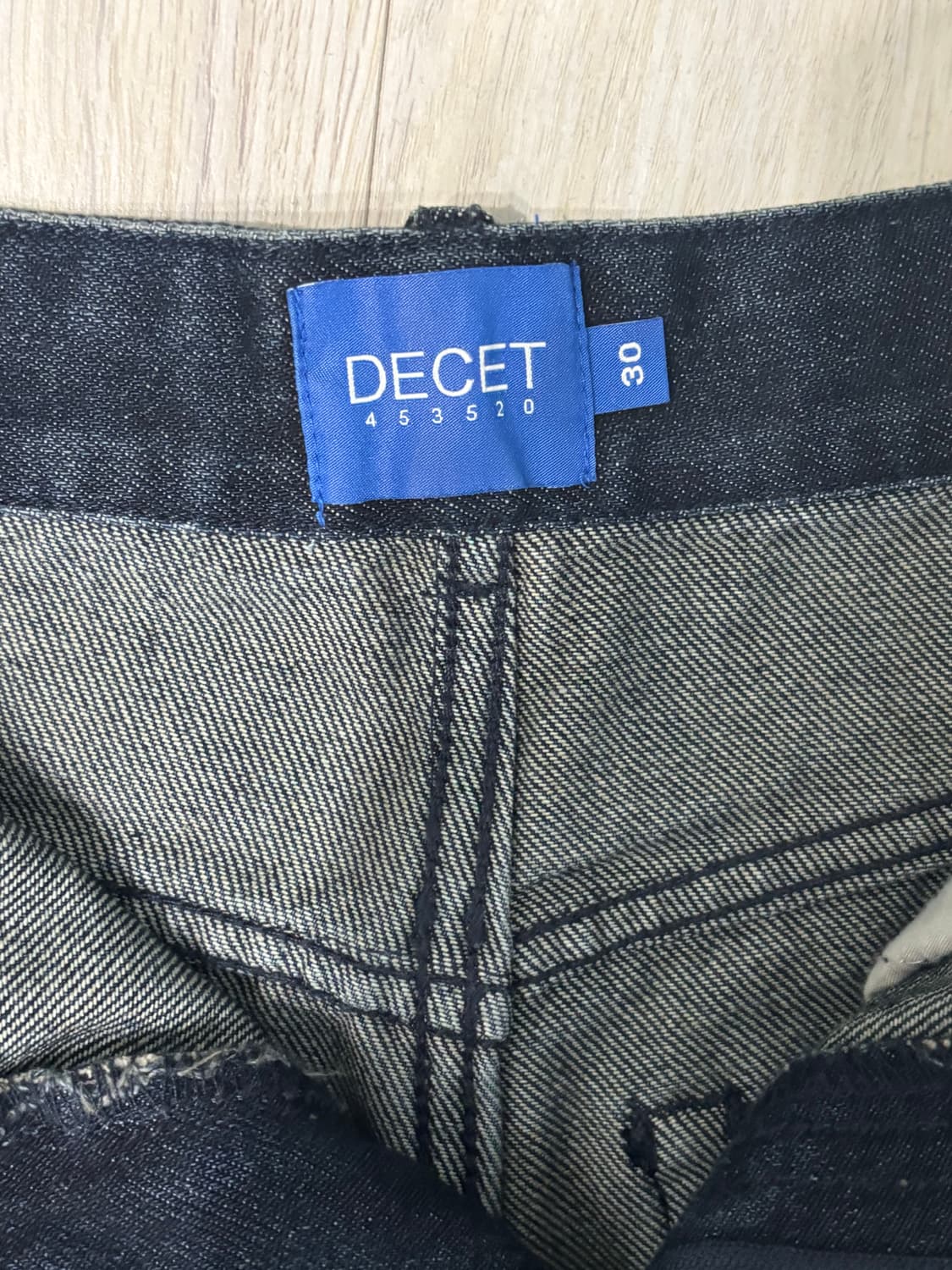 DECET Loose Flared Jeans DCPT066DBlue 상품이미지3