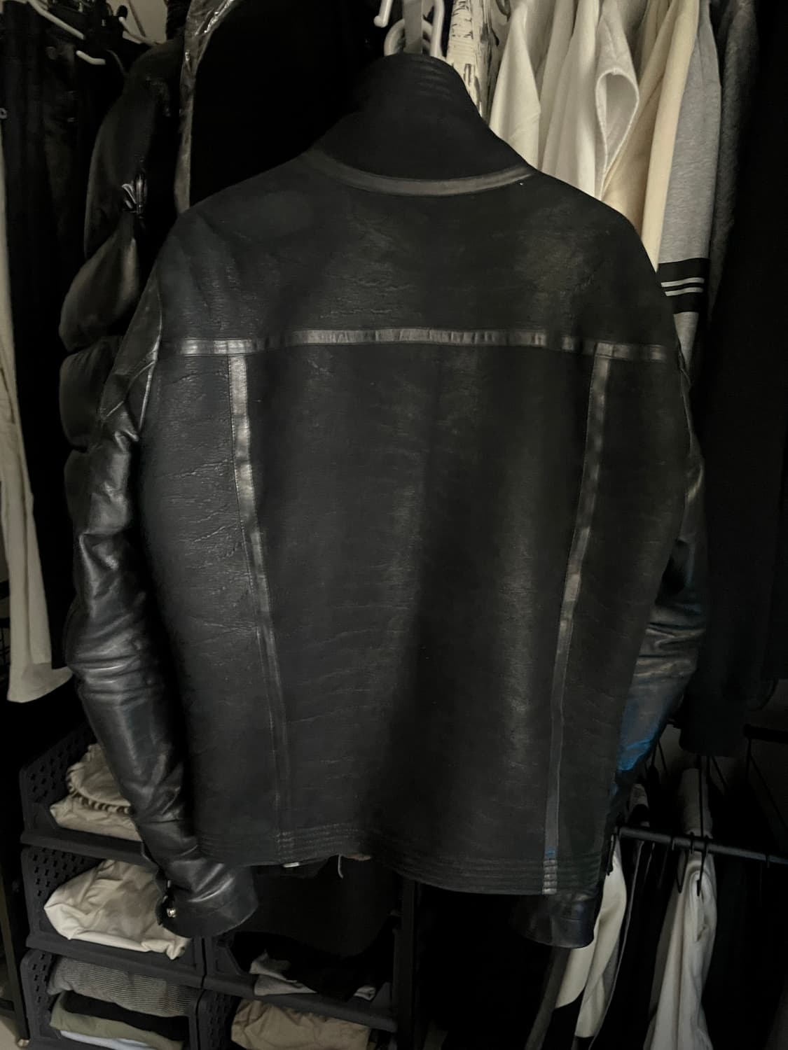 12fw 릭오웬스 몰리노 시어링 무스탕 자켓 48size 상품이미지3