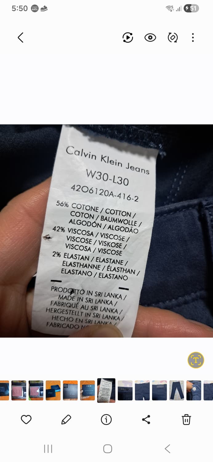 캘빈클라인 여성 청바지 29~30(상태최상) 상품이미지8