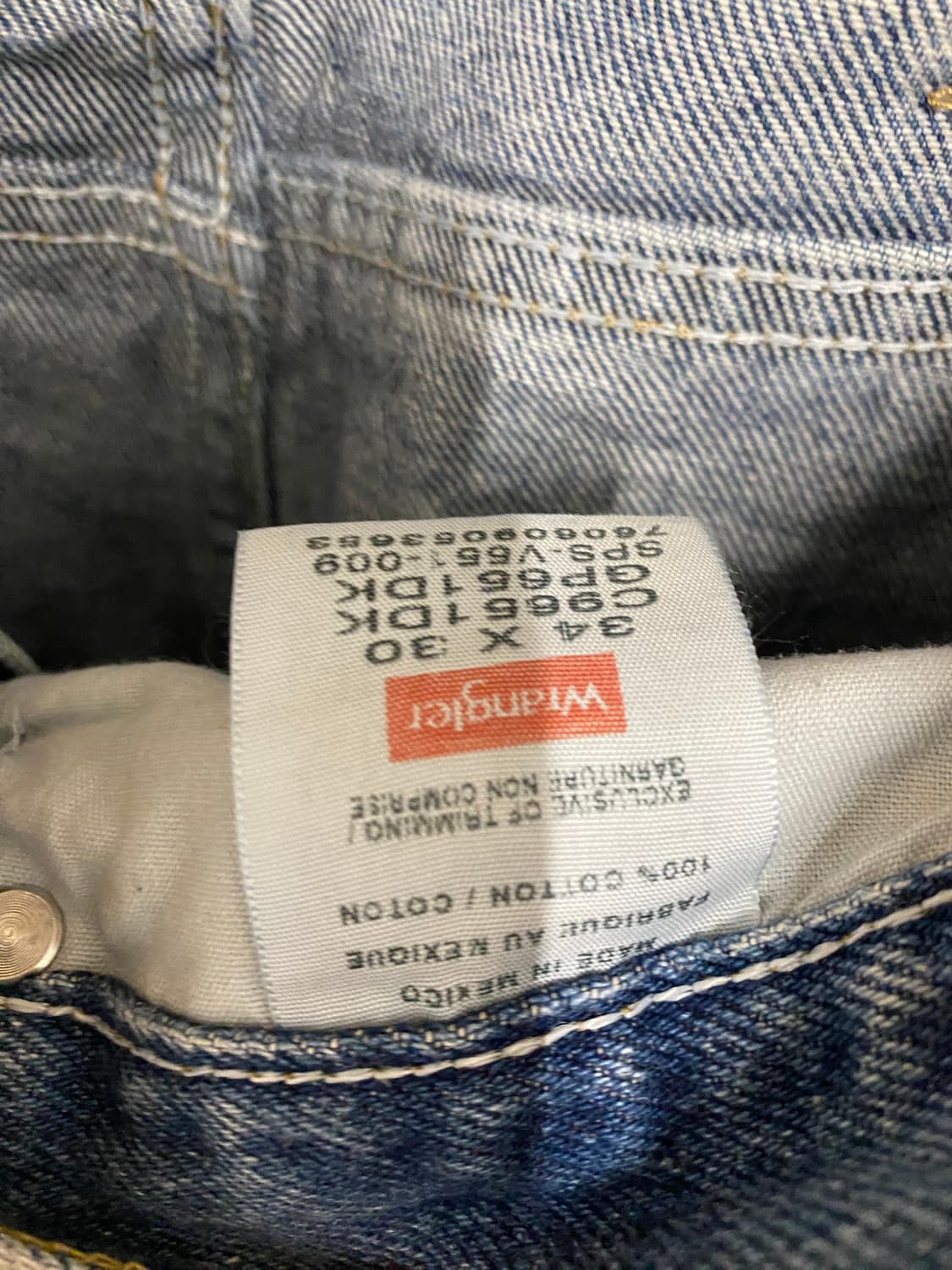 90's WRANGLER denim pants 90년대 랭글러 데님팬츠 상품이미지8