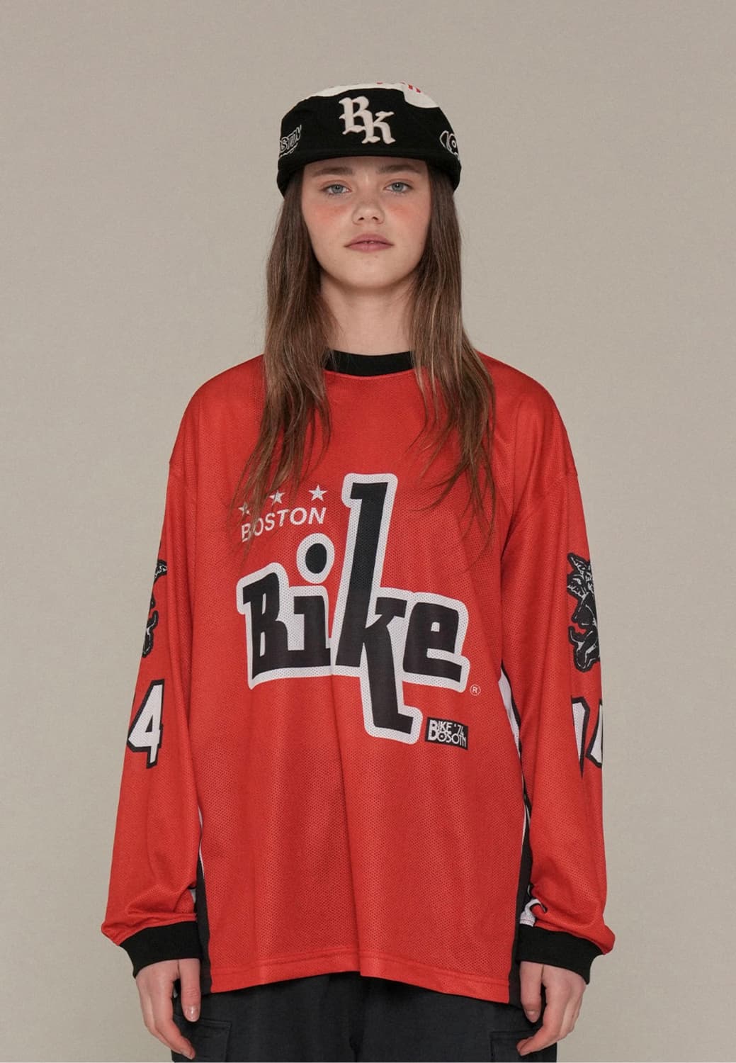 [새제품] BIKE BK로고 필박스 햇 - 블랙 상품이미지6