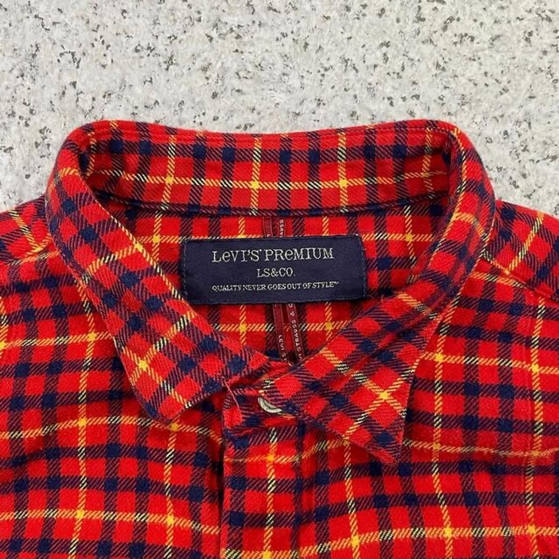 리바이스 프리미엄 플란넬 셔츠 (여성M)  상품이미지3