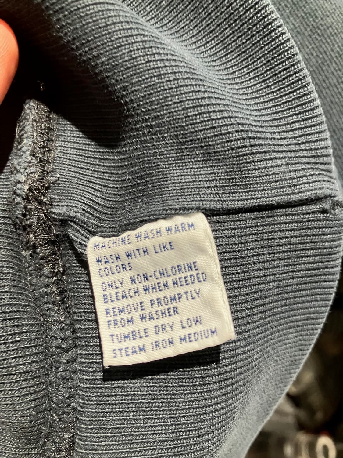 Polo Ralph Lauren 차콜 소매 라인 반집업 스웨트셔츠 L 상품이미지6