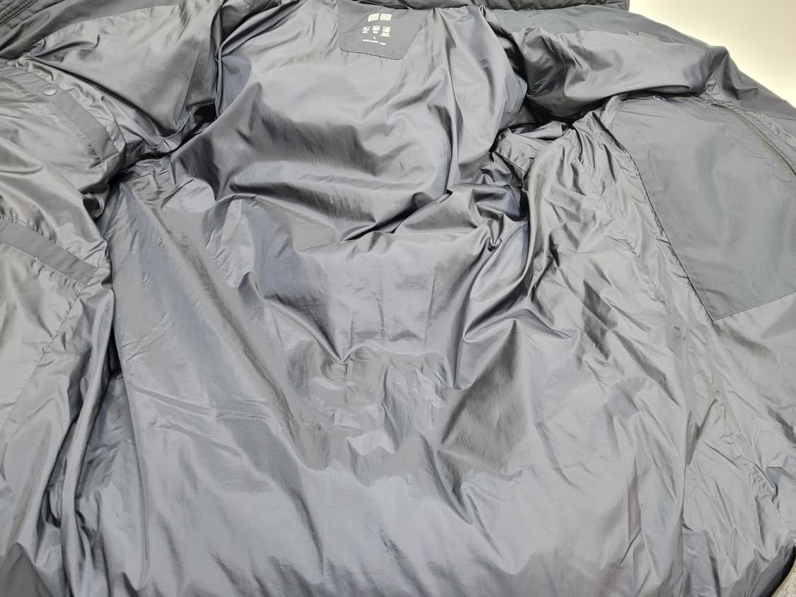 유니클로 다운 후드 파카 롱 패딩 / 남 L 네이비
 상품이미지8