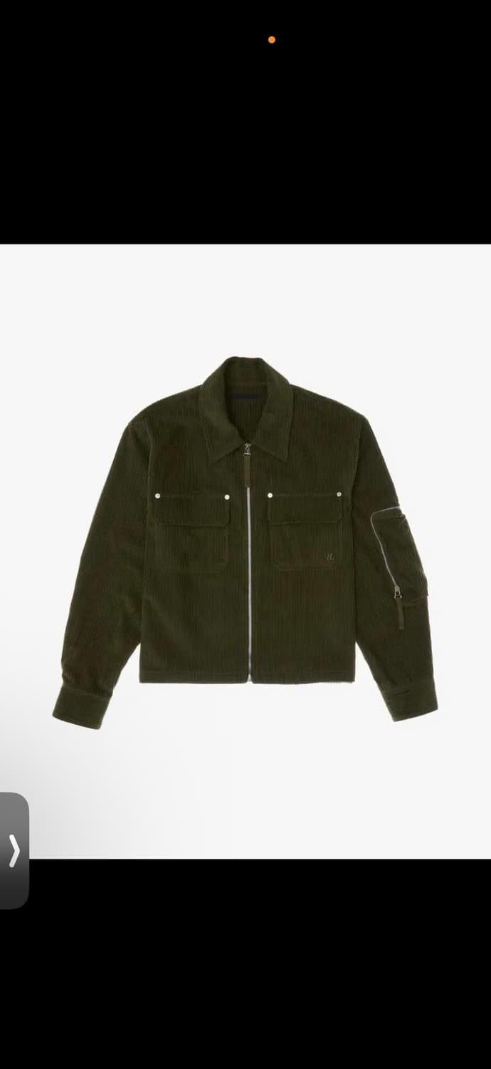 헬무트랭 코듀로이 셔츠자켓 카키 L 상품이미지2