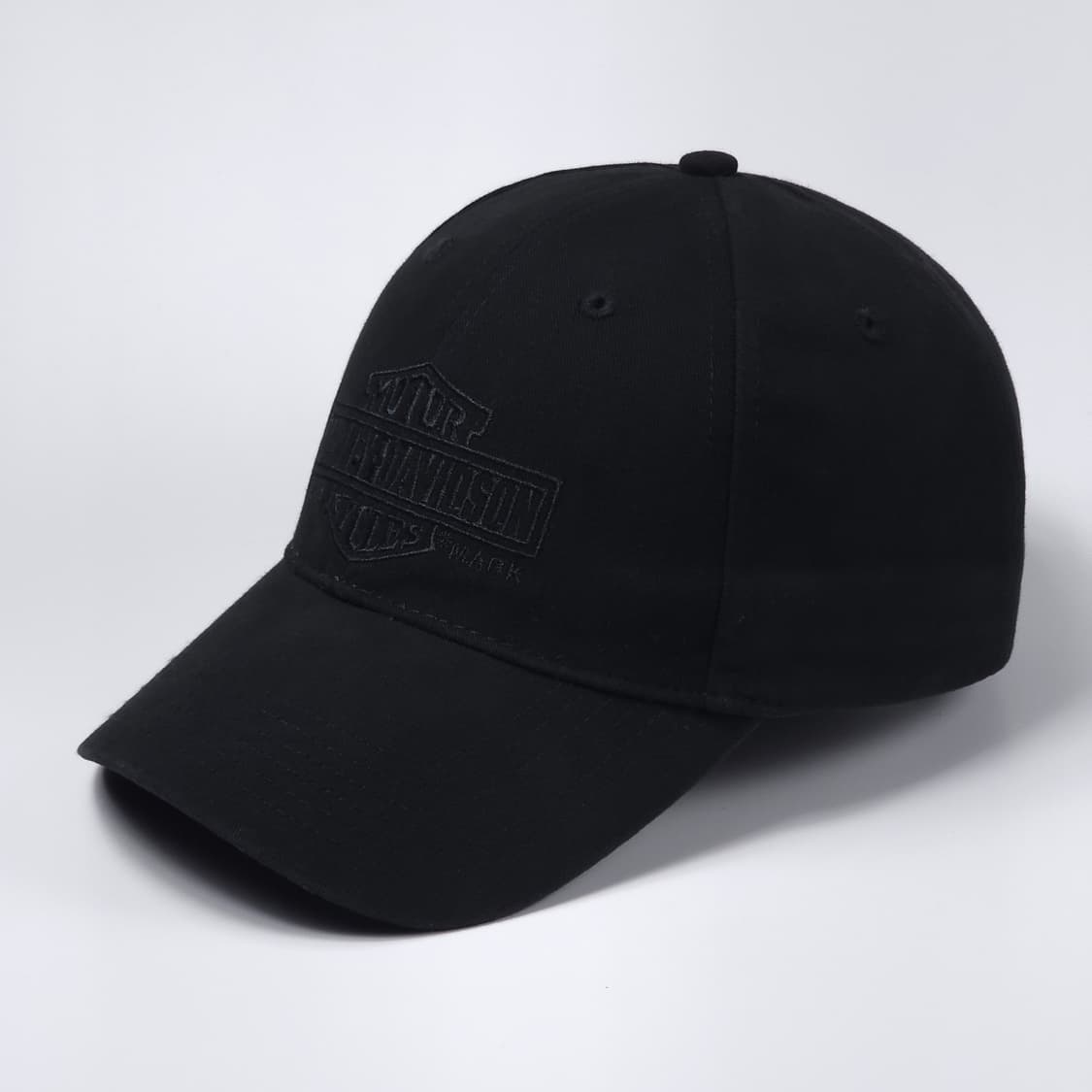 할리데이비슨 올블랙 볼캡 모자 상품이미지3
