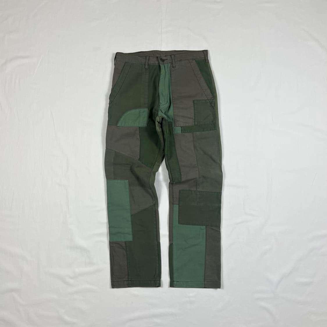 빈티지 패치워크 팬츠 바지 상품이미지1