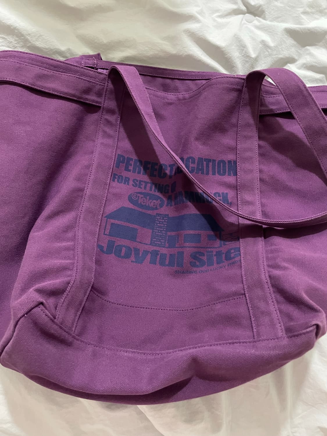 테켓 토트백 퍼플 상품이미지1