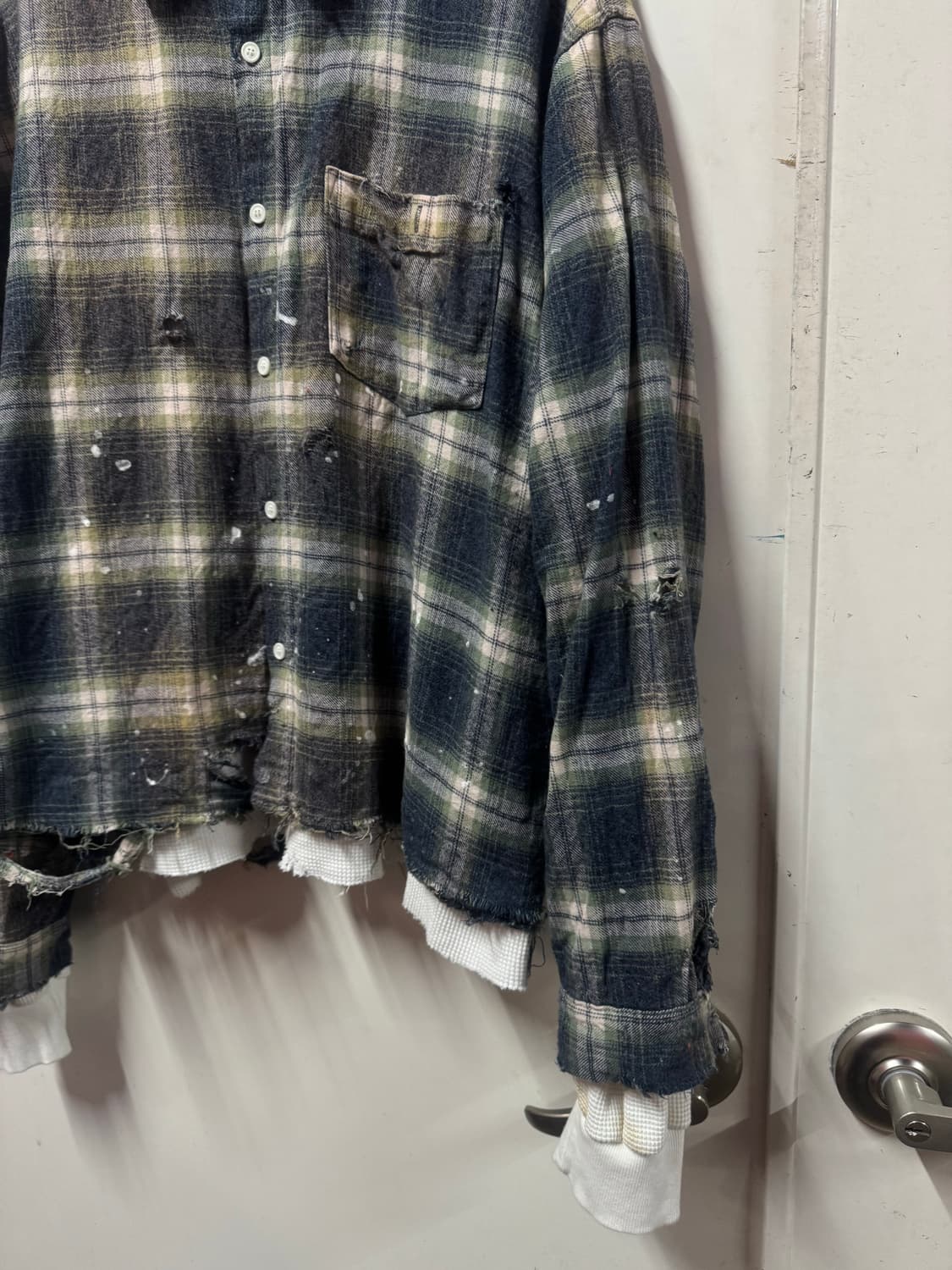 빈티지 체크셔츠 상품이미지4