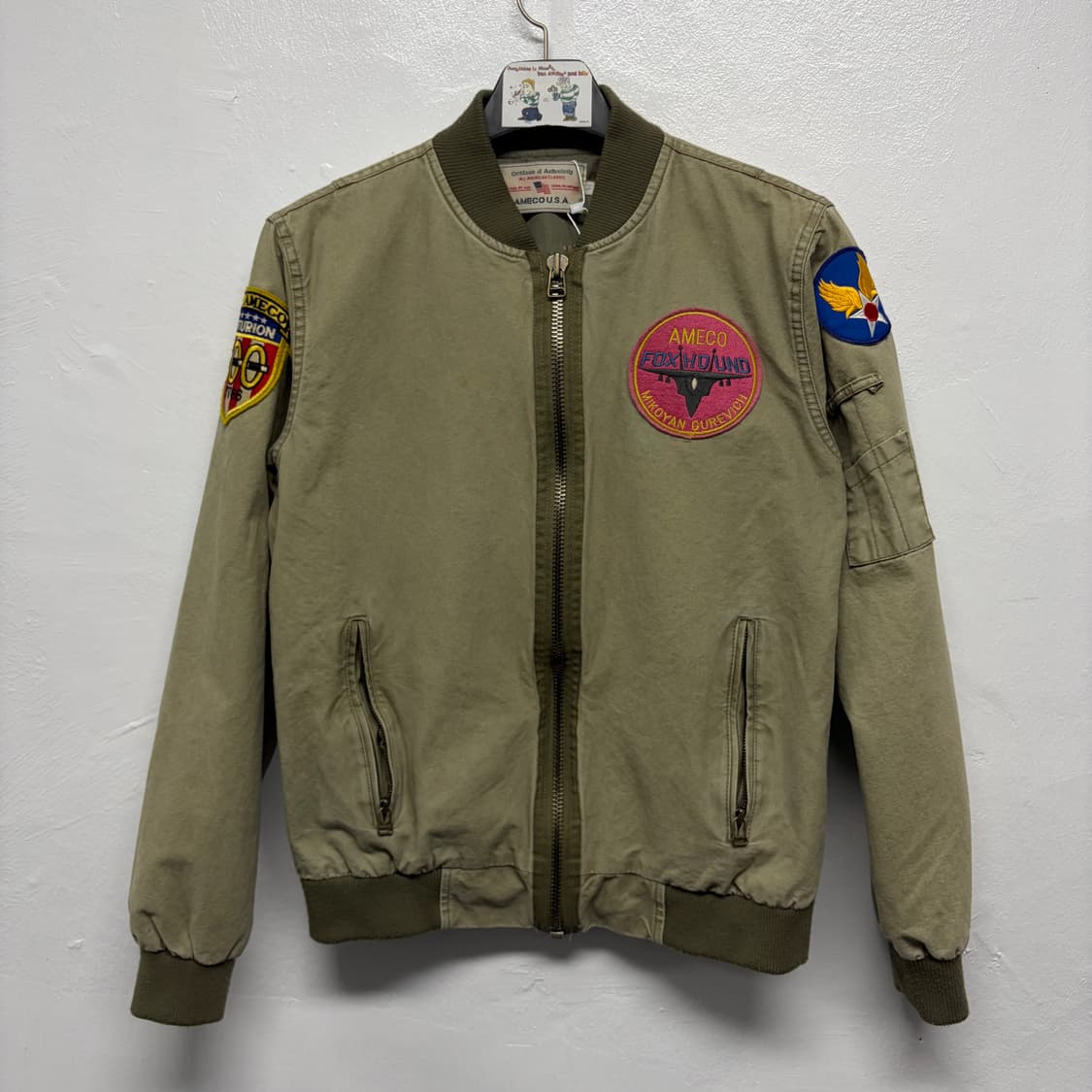 아메코 패치 집업 상품이미지1